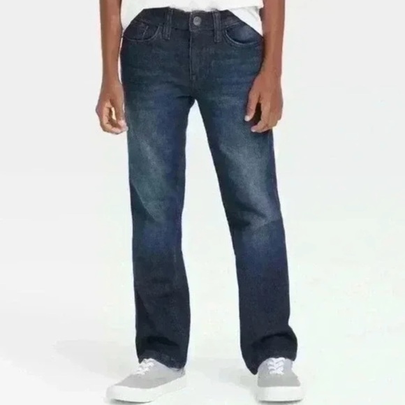 Cat & Jack Other - NWOT-Cat & Jack- High Rise Relaxed Straight Leg Denim Jeans Boys size 12